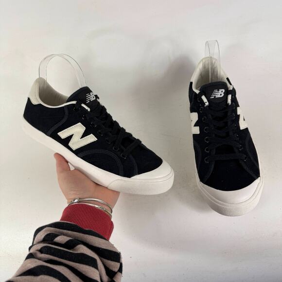 New Balance Proct Athletic Shoes Men's 9 Black White Lace-Up Low Top Sneakers - Picture 1 of 10